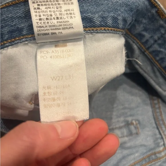 Levi’s SilverTab ’94 Baggy Jeans – Light Wash, Size W27/L31, Y2K Vintage Style - Picture 5 of 6